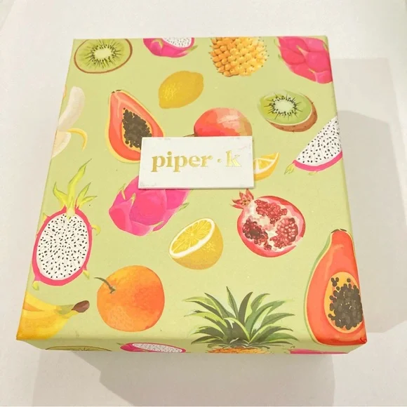 Piper K fruit charm bracelet viral summer tropical cherry strawberry - Picture 2 of 5